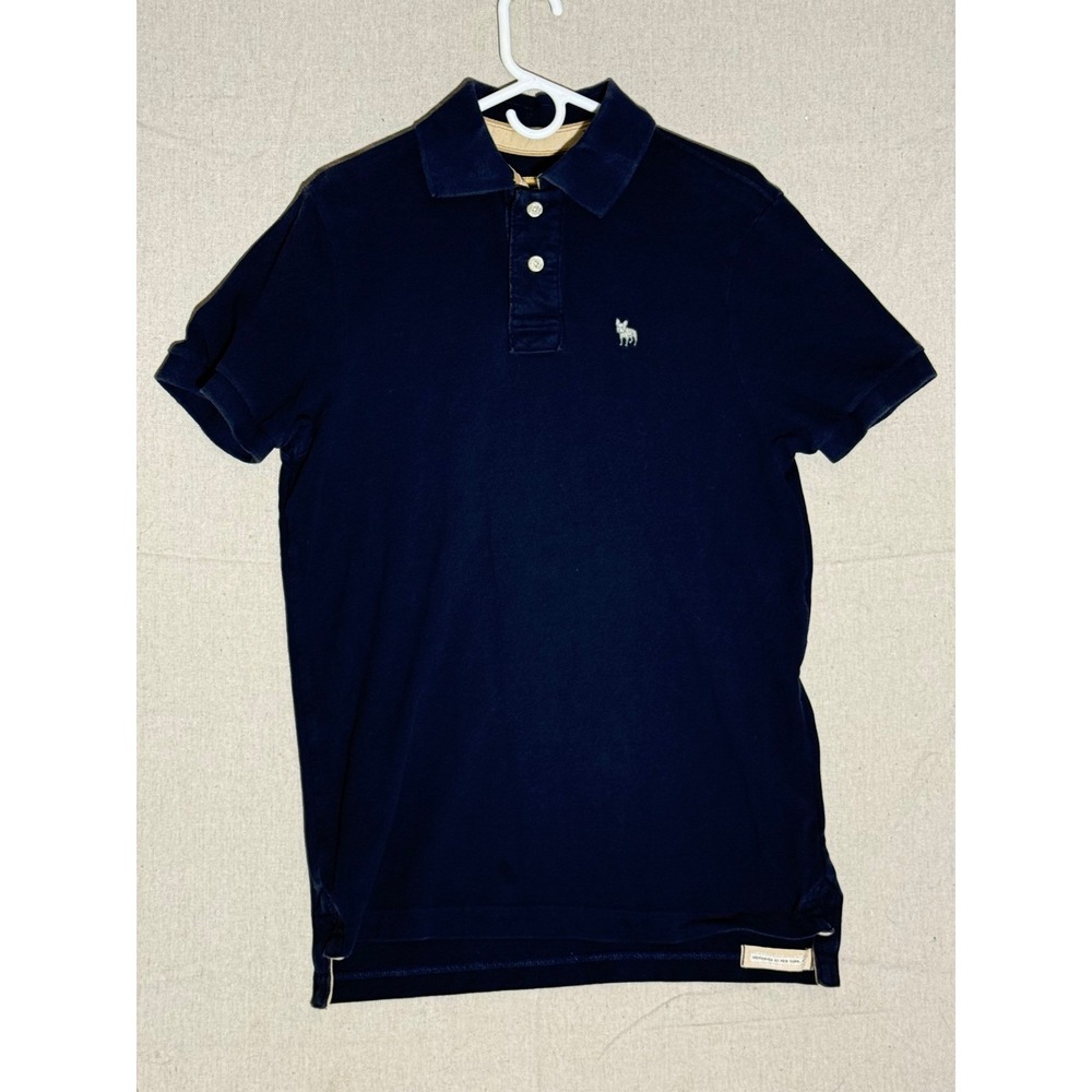 Ruehl No 925 Mens Navy Blue Cotton Pique Short Sleeve Polo Shirt Size XXL Slim